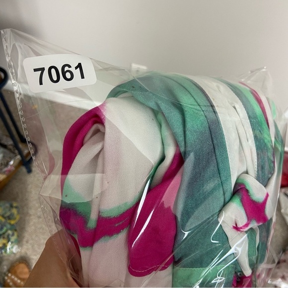 Busayo Collective Tie Dye Halter Dress 17061 - Picture 9 of 9